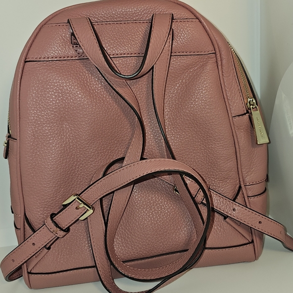 Michael Kors Pink Leather Backpack with Tags main image 6